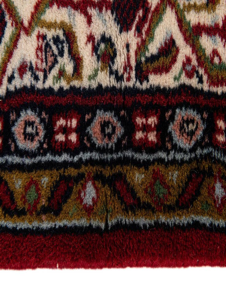 Detail image of  4' x 5' 11  Hand Knotted Mir Wool Rug