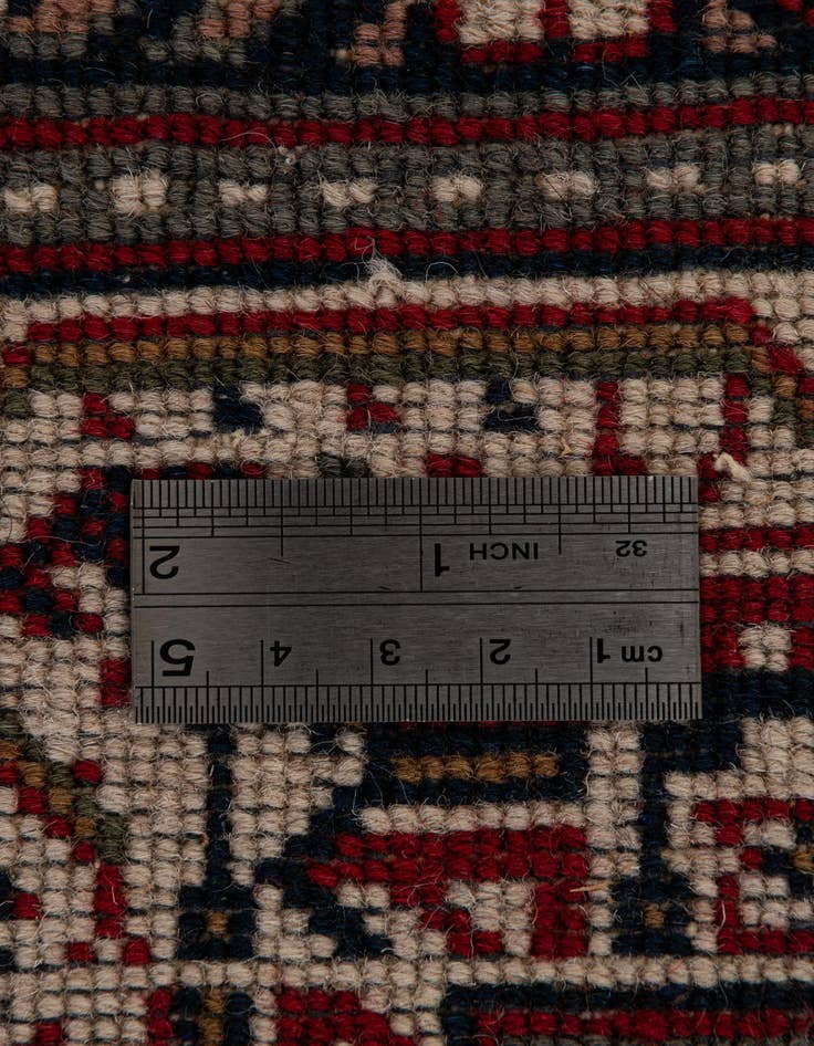 Detail image of  4' x 5' 10  Hand Knotted Mir Wool Rug