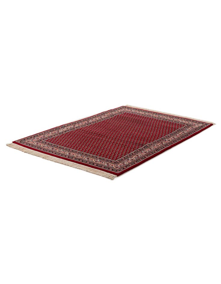 Detail image of  4' x 5' 10  Hand Knotted Mir Wool Rug