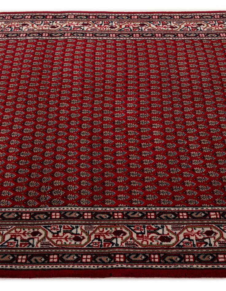 Detail image of  4' x 5' 10  Hand Knotted Mir Wool Rug