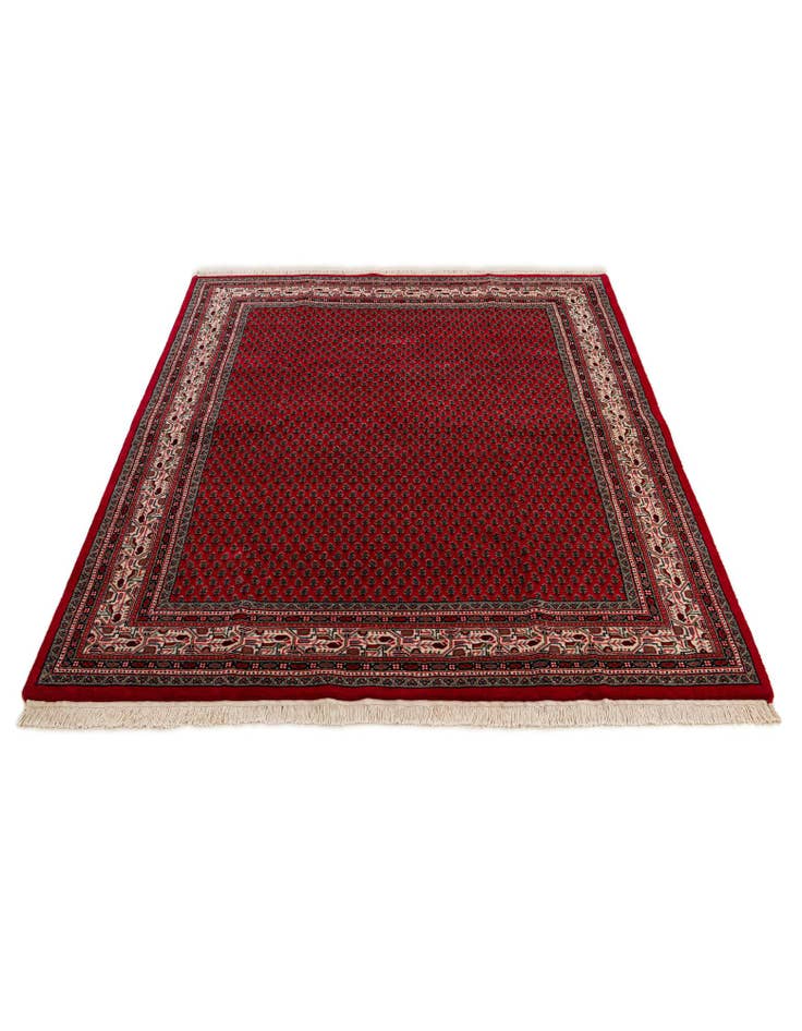 Detail image of  5' 4 x 7' 10  Hand Knotted Mir Wool Rug