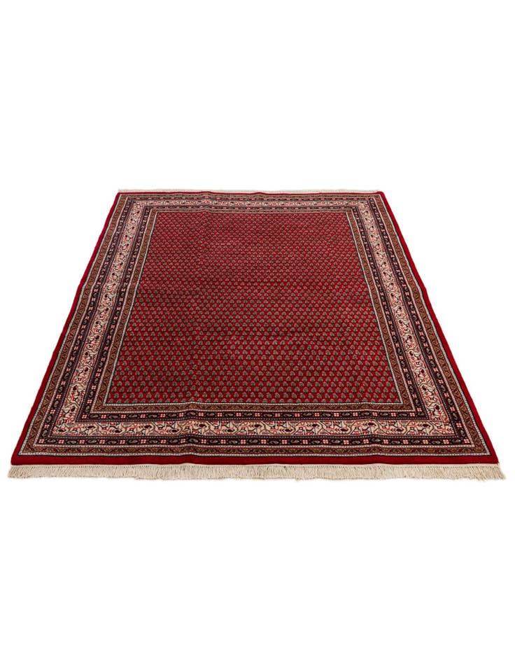 Detail image of  5' 9 x 7' 10  Hand Knotted Mir Wool Rug