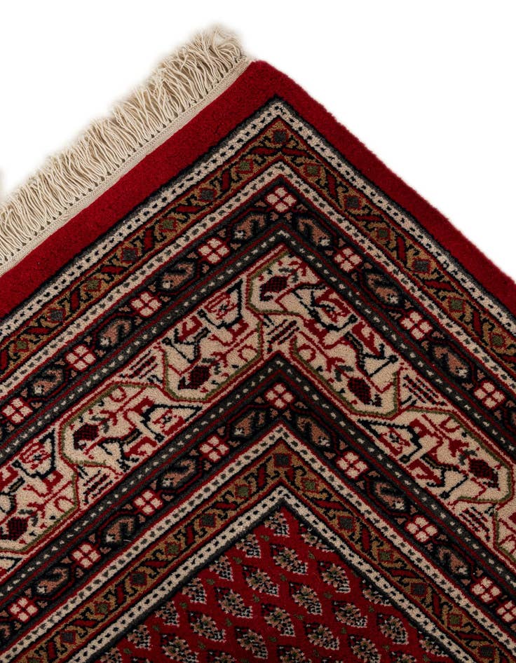 Detail image of  5' 9 x 7' 10  Hand Knotted Mir Wool Rug