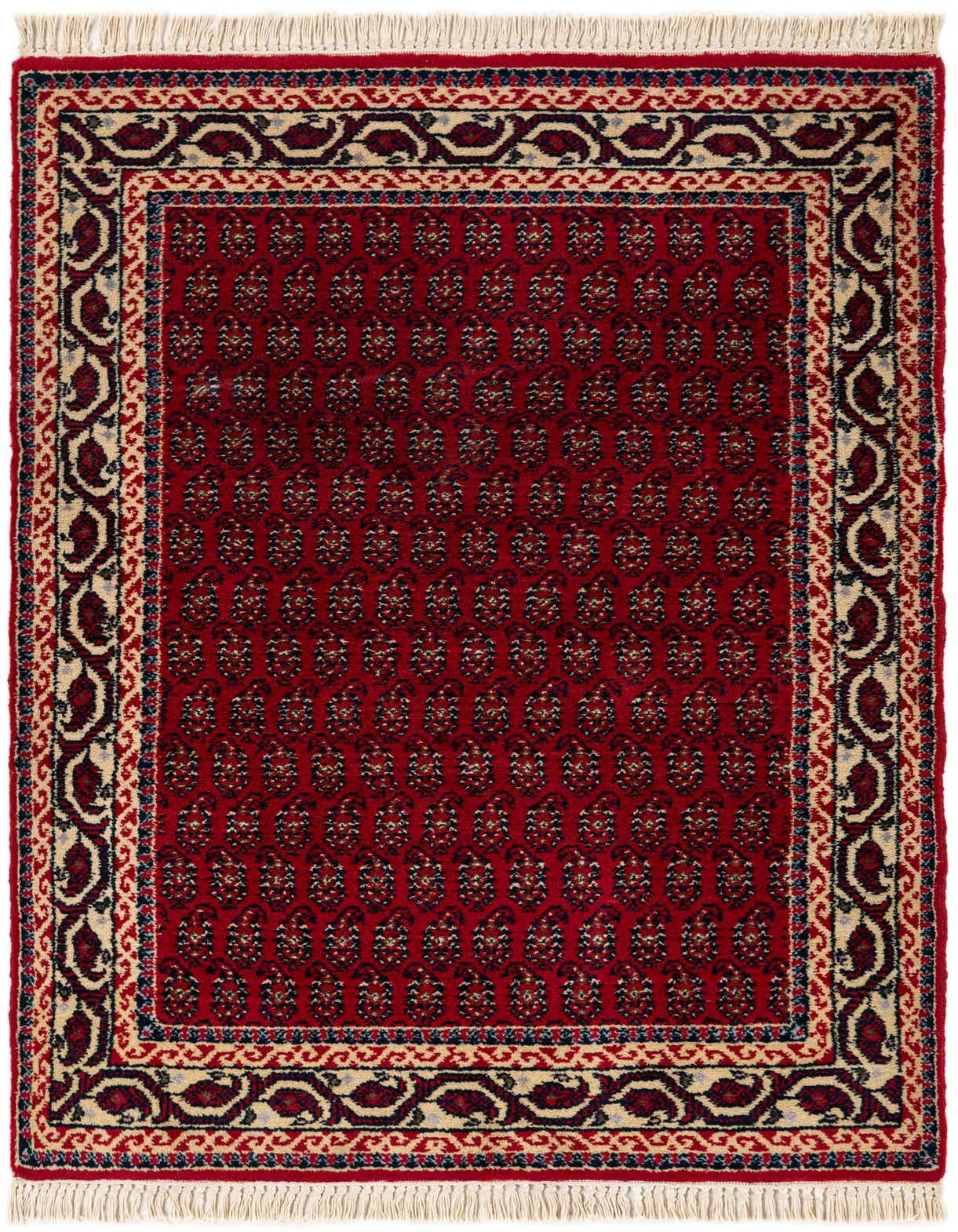 Primary image  3' 1 x 4' 8  Hand Knotted Mir Wool Rug