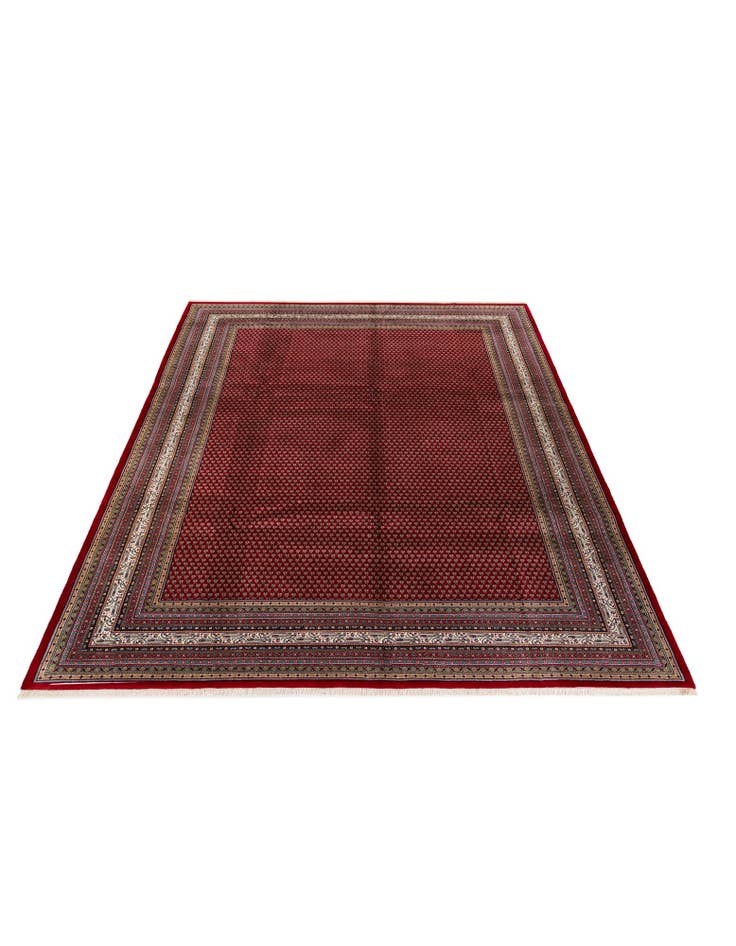 Detail image of  9' 10 x 13' 3  Hand Knotted Mir Wool Rug