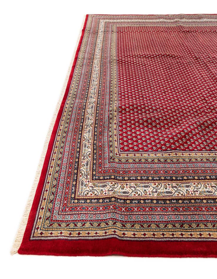 Detail image of  9' 10 x 13' 3  Hand Knotted Mir Wool Rug