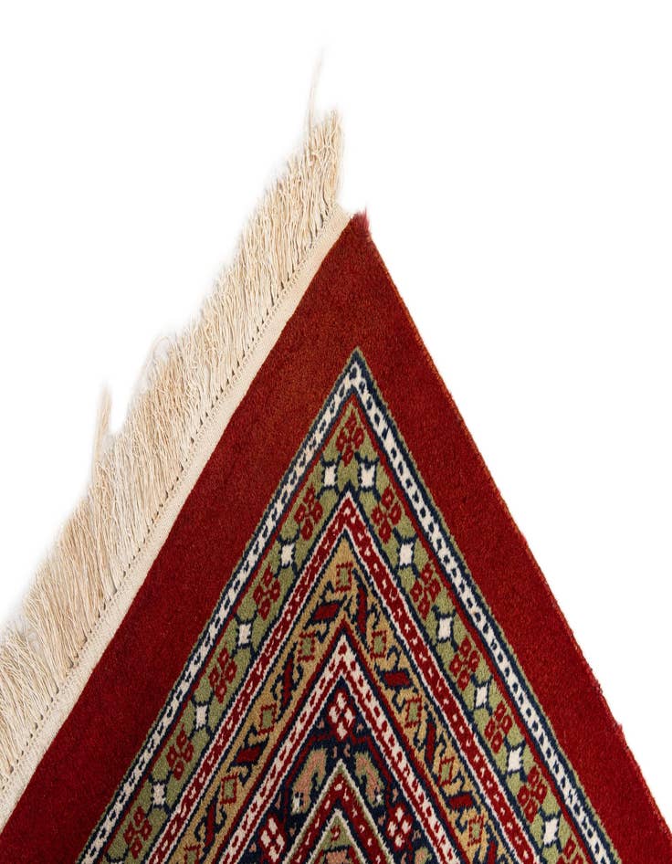 Detail image of  8' 4 x 11' 4  Hand Knotted Mir Wool Rug