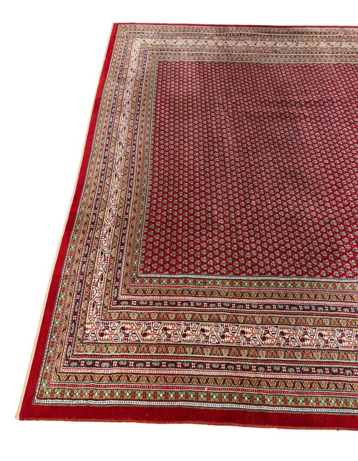 Detail image of  8' 4 x 11' 4  Hand Knotted Mir Wool Rug