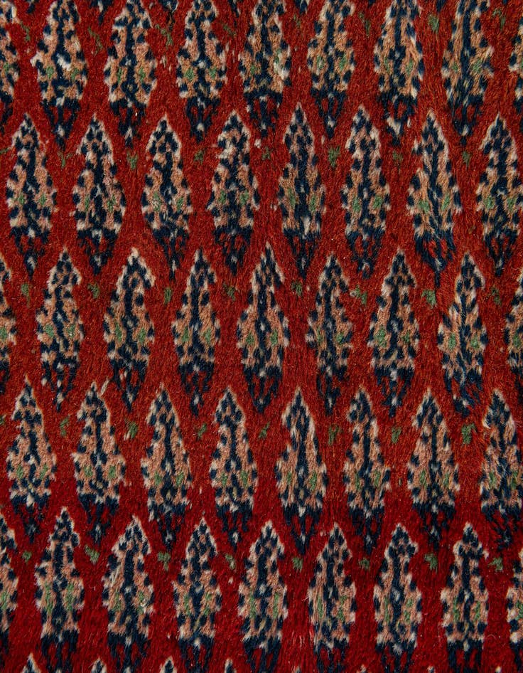 Detail image of  6' 8 x 9' 3  Hand Knotted Mir Wool Rug