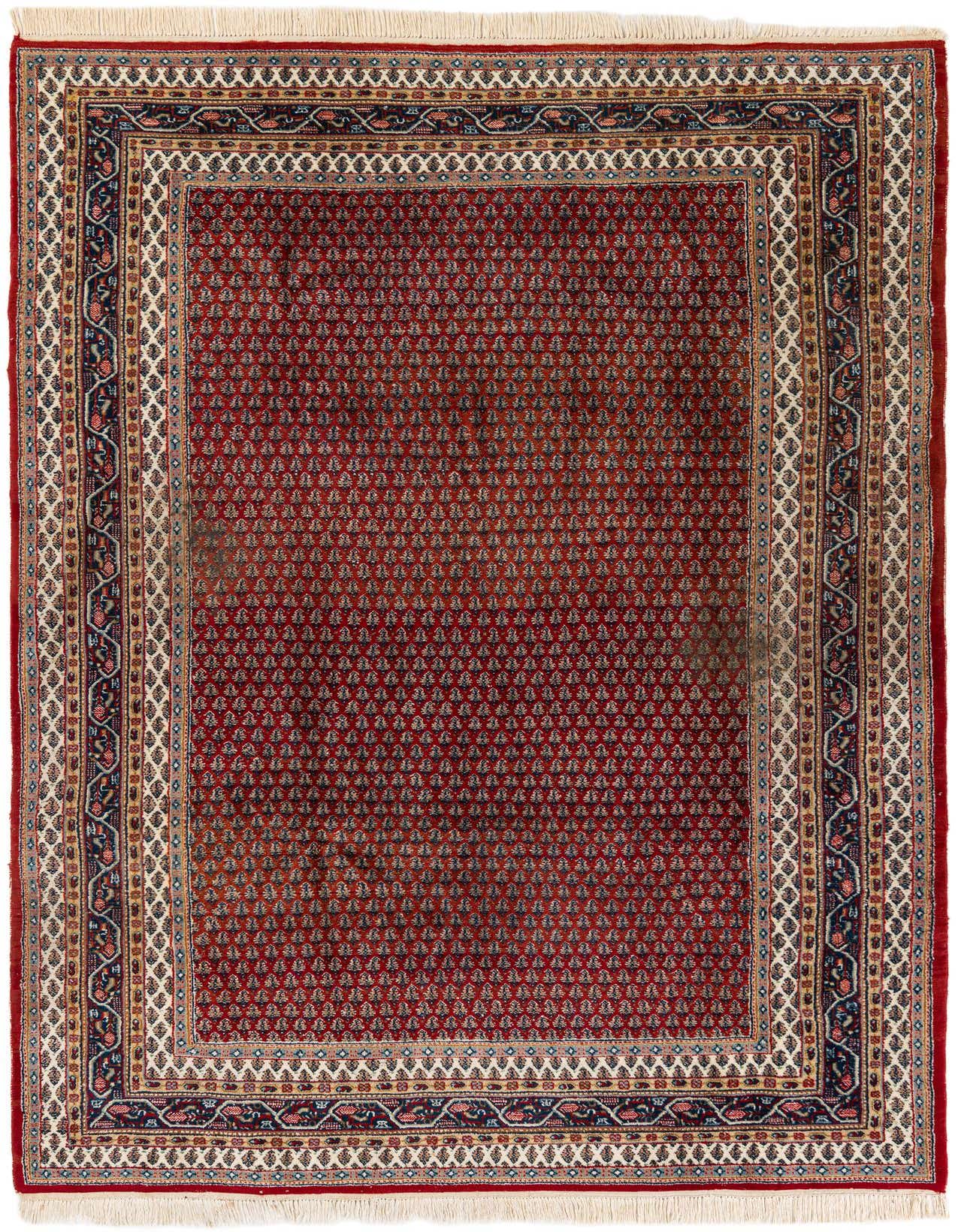 Primary image  6' 8 x 9' 3  Hand Knotted Mir Wool Rug