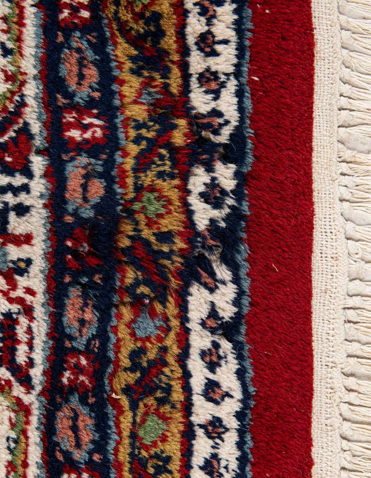 Detail image of  6' 3 x 9' 7  Hand Knotted Mir Wool Rug