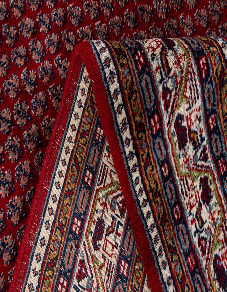 Detail image of  6' 3 x 9' 7  Hand Knotted Mir Wool Rug