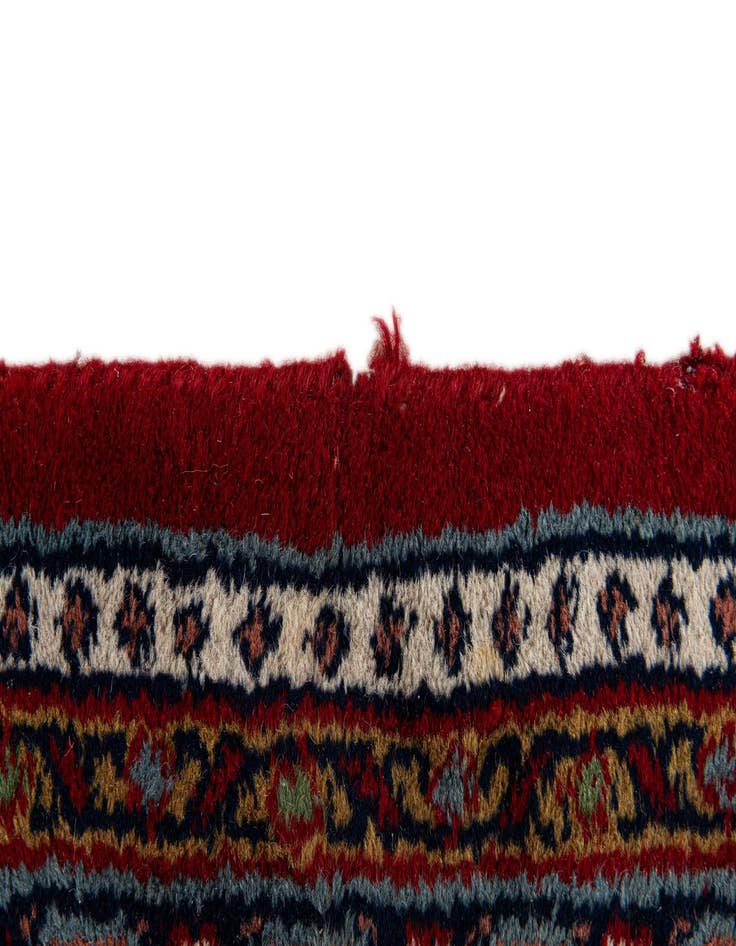 Detail image of  6' 3 x 9' 7  Hand Knotted Mir Wool Rug