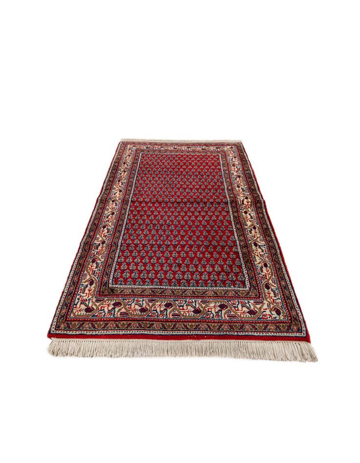 Detail image of  3' x 5' 4  Hand Knotted Mir Wool Rug