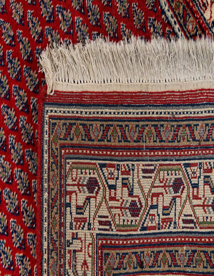 Detail image of  3' x 5' 4  Hand Knotted Mir Wool Rug