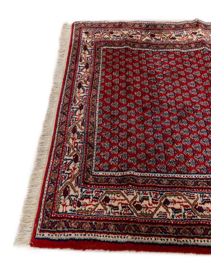 Detail image of  3' x 5' 4  Hand Knotted Mir Wool Rug