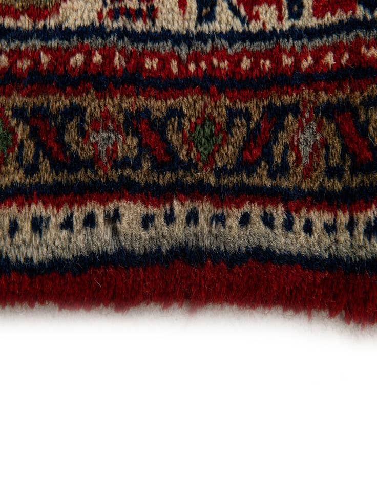 Detail image of  3' x 5' 4  Hand Knotted Mir Wool Rug
