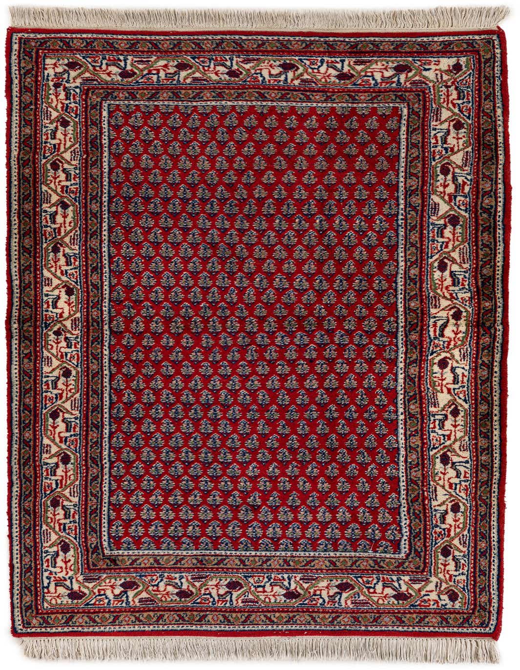Primary image  3' x 5' 4  Hand Knotted Mir Wool Rug