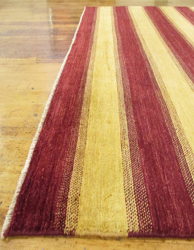 Detail image of  6' 9 x 10' 1  Hand Knotted Modern Ziegler Oriental Rug