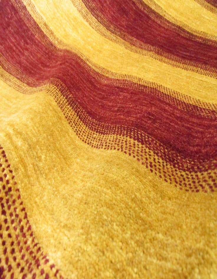 Detail image of  6' 9 x 10' 1  Hand Knotted Modern Ziegler Oriental Rug