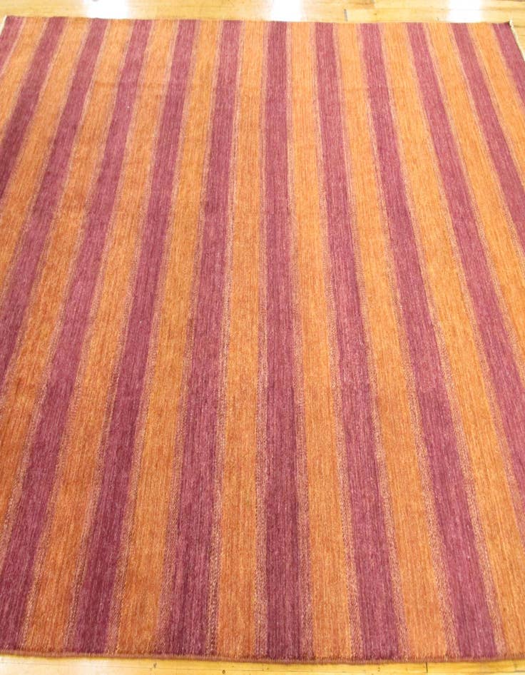 Detail image of  6' 7 x 9' 11  Hand Knotted Modern Ziegler Oriental Rug