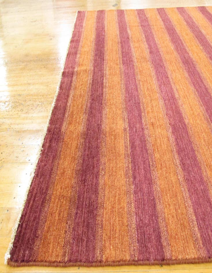 Detail image of  6' 7 x 9' 11  Hand Knotted Modern Ziegler Oriental Rug