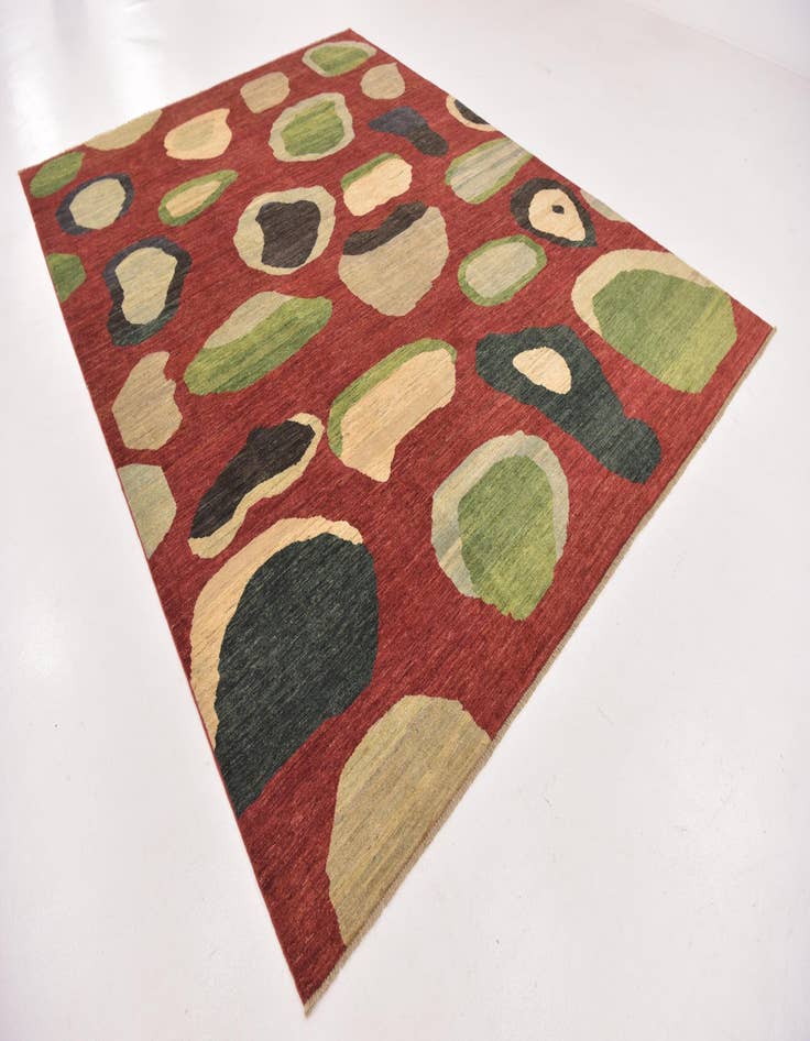 Detail image of  8' 6 x 11' 6  Hand Knotted Modern Ziegler Rug