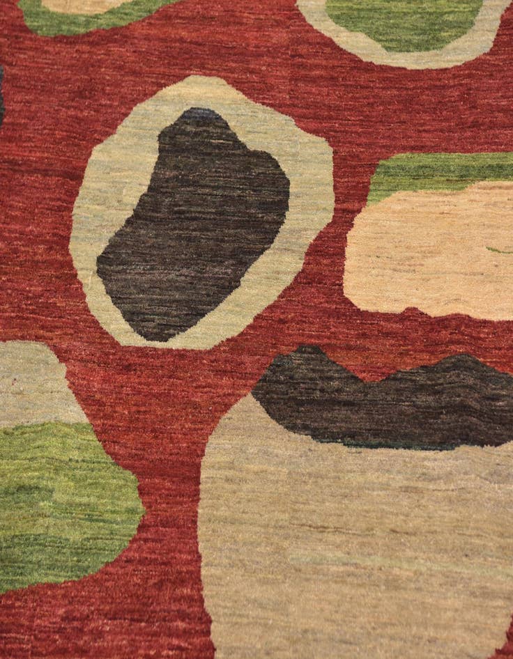 Detail image of  8' 6 x 11' 6  Hand Knotted Modern Ziegler Rug