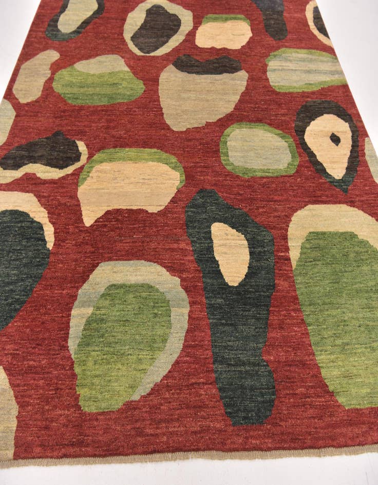 Detail image of  8' 6 x 11' 6  Hand Knotted Modern Ziegler Rug