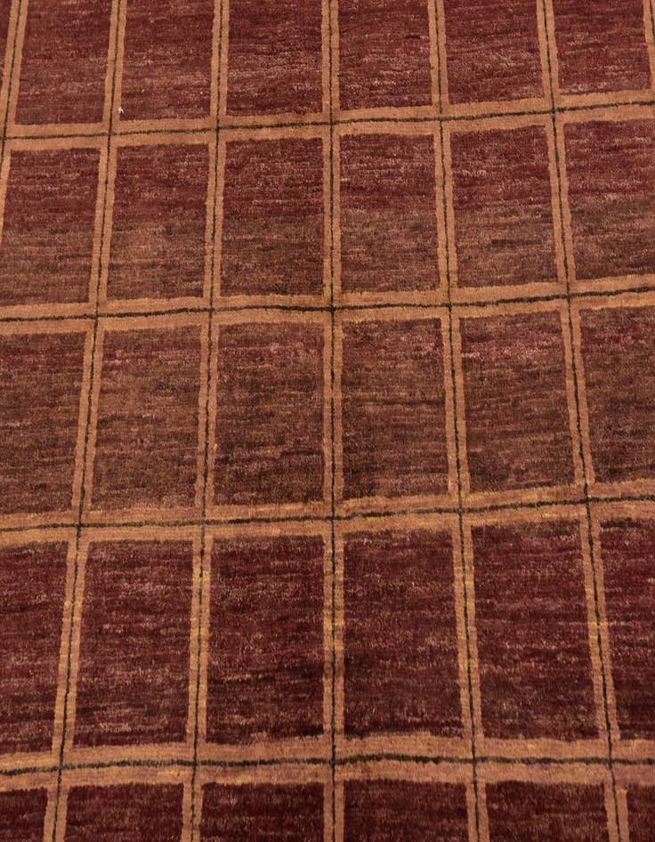 Detail image of  4' 9 x 6' 3  Hand Knotted Modern Ziegler Rug