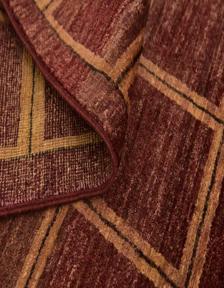 Detail image of  4' 9 x 6' 3  Hand Knotted Modern Ziegler Rug