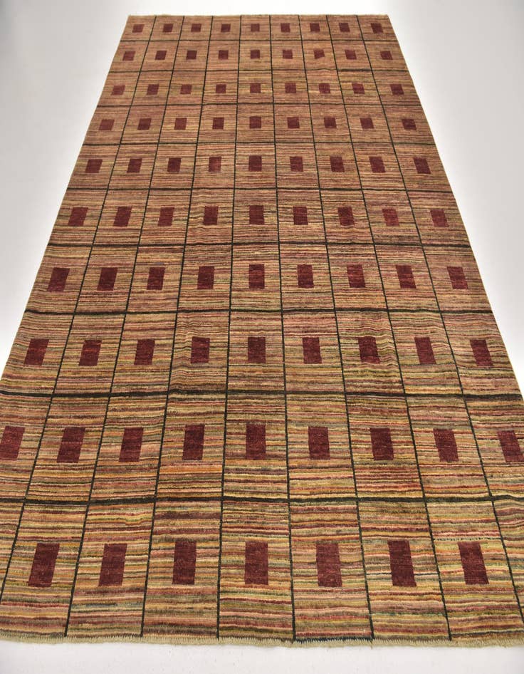 Detail image of  8' x 9' 5  Hand Knotted Modern Ziegler Rug