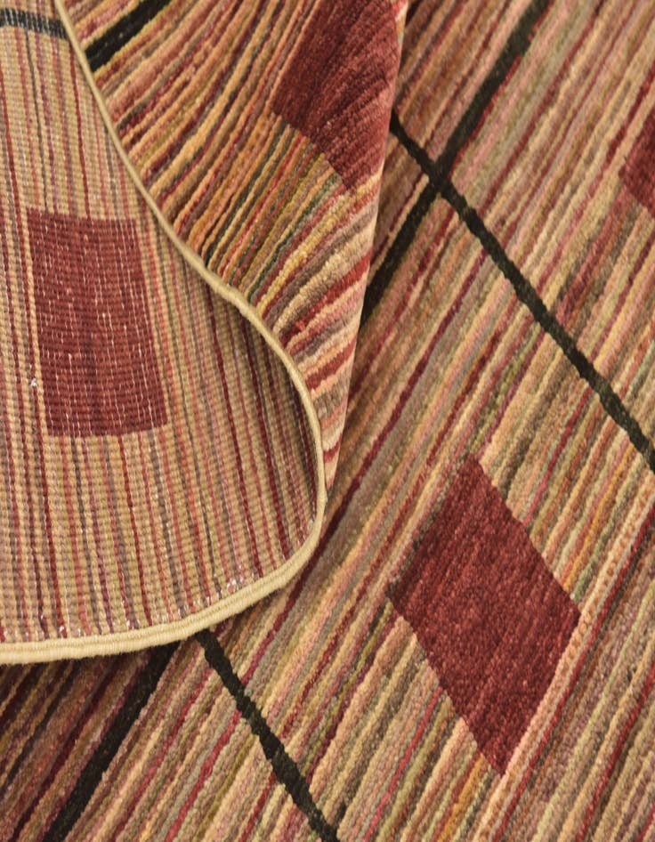 Detail image of  8' x 9' 5  Hand Knotted Modern Ziegler Rug