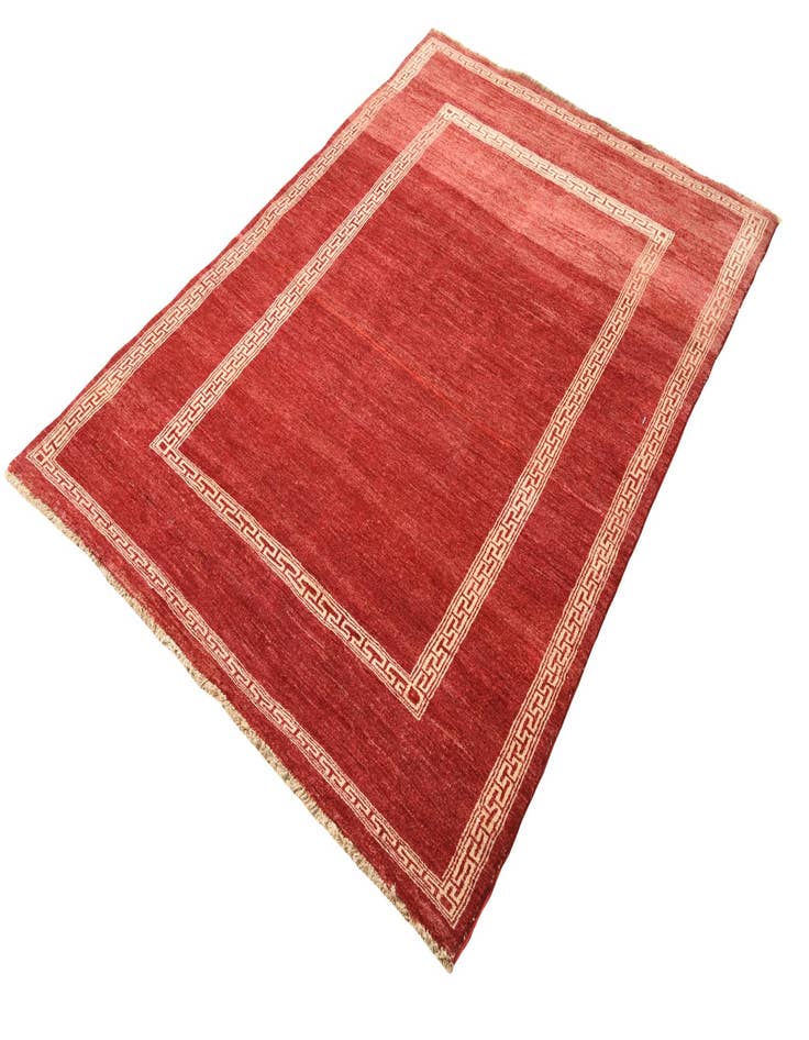 Detail image of  4' 7 x 6' 5  Hand Knotted Modern Ziegler Rug