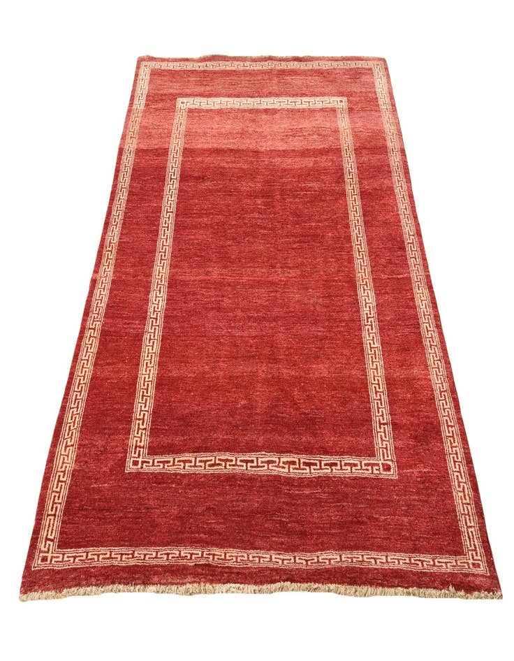 Detail image of  4' 7 x 6' 5  Hand Knotted Modern Ziegler Rug