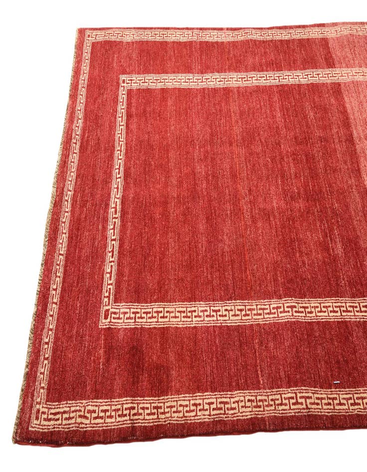 Detail image of  4' 7 x 6' 5  Hand Knotted Modern Ziegler Rug