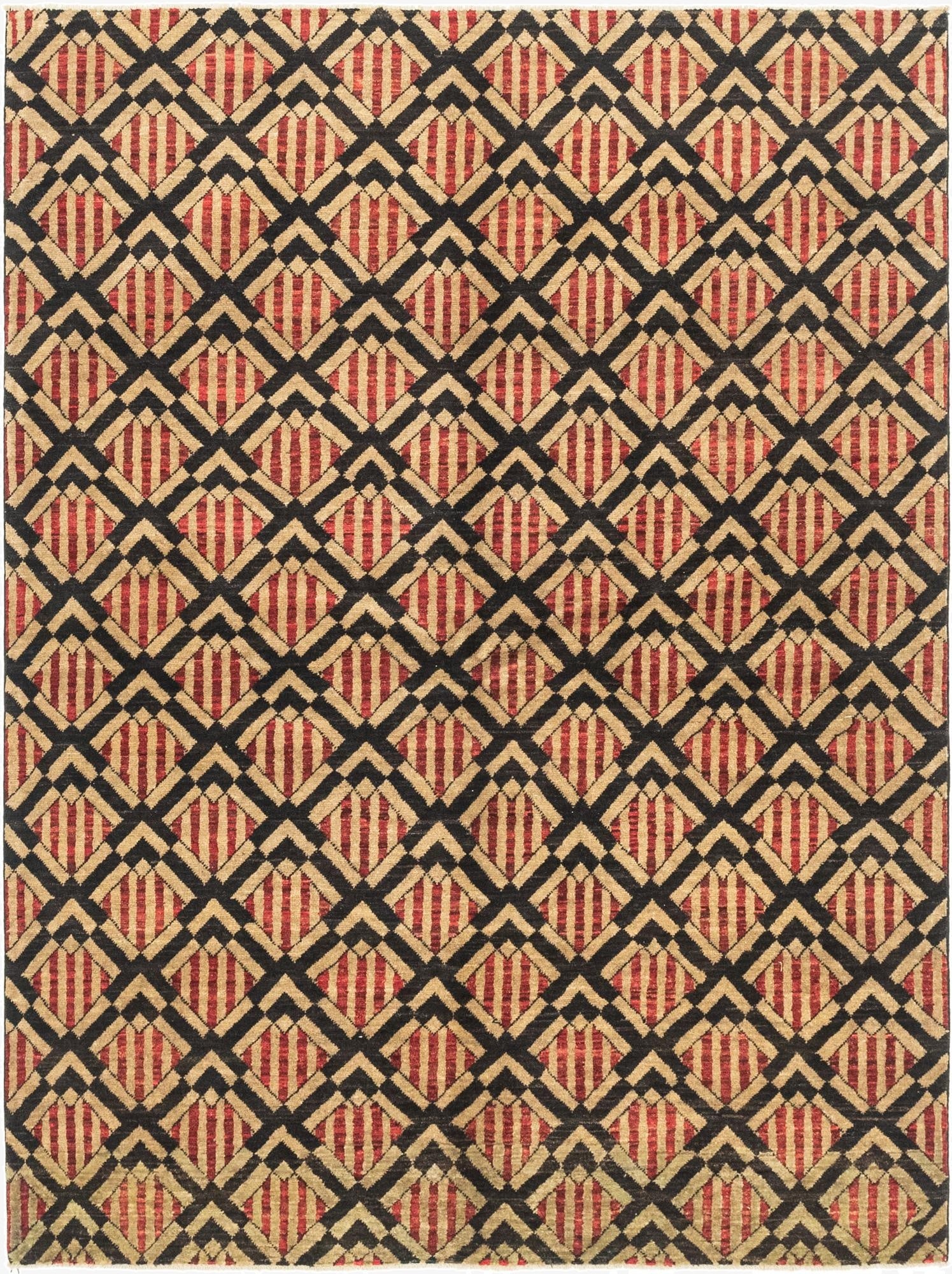  5' 10 x 7' 10  Hand Knotted Modern Ziegler Rug