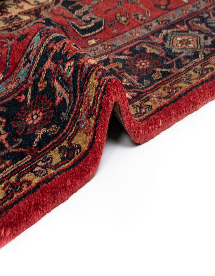 Detail image of  8' 1 x 9' 8 Moghul Heriz Wool Rug