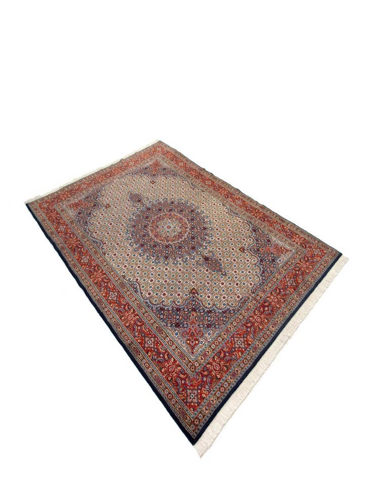 Detail image of  8' x 11' 3  Hand Knotted Mood Persian Wool Rug