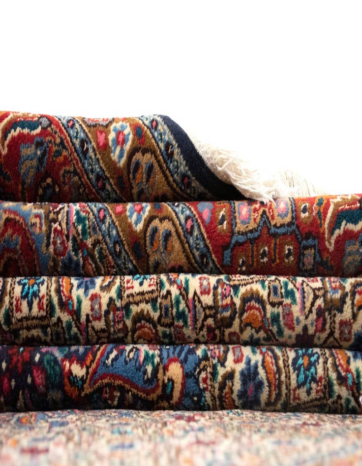 Detail image of  8' x 11' 3  Hand Knotted Mood Persian Wool Rug