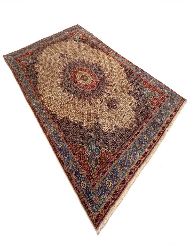 Detail image of  10' 2 x 13' 9  Hand Knotted Mood Persian Wool Rug