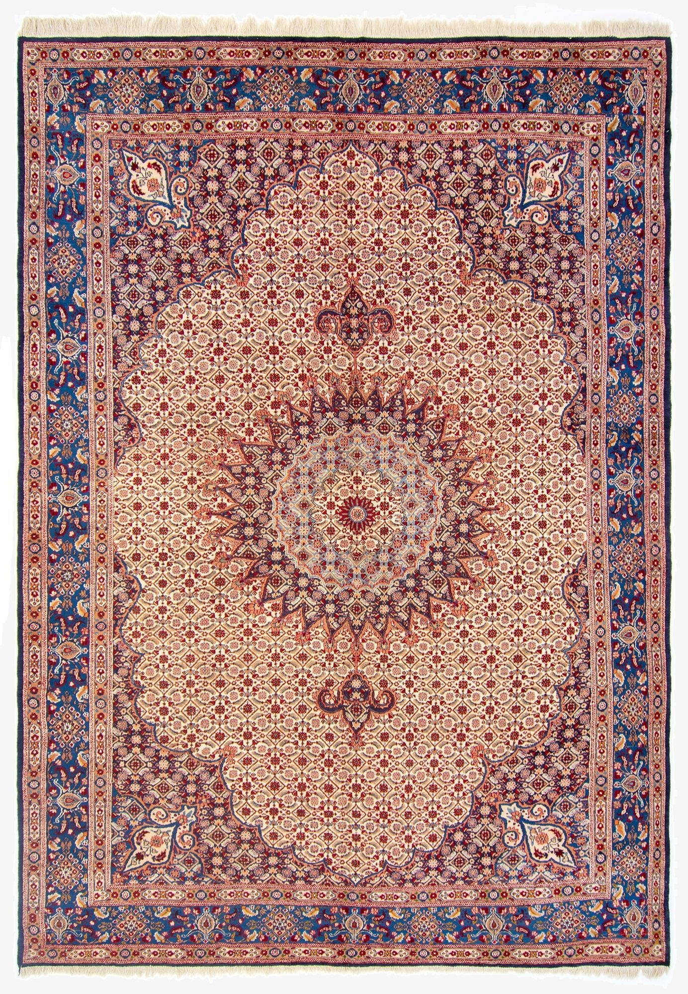  9' 1 x 12' 8  Hand Knotted Mood Persian Wool Rug
