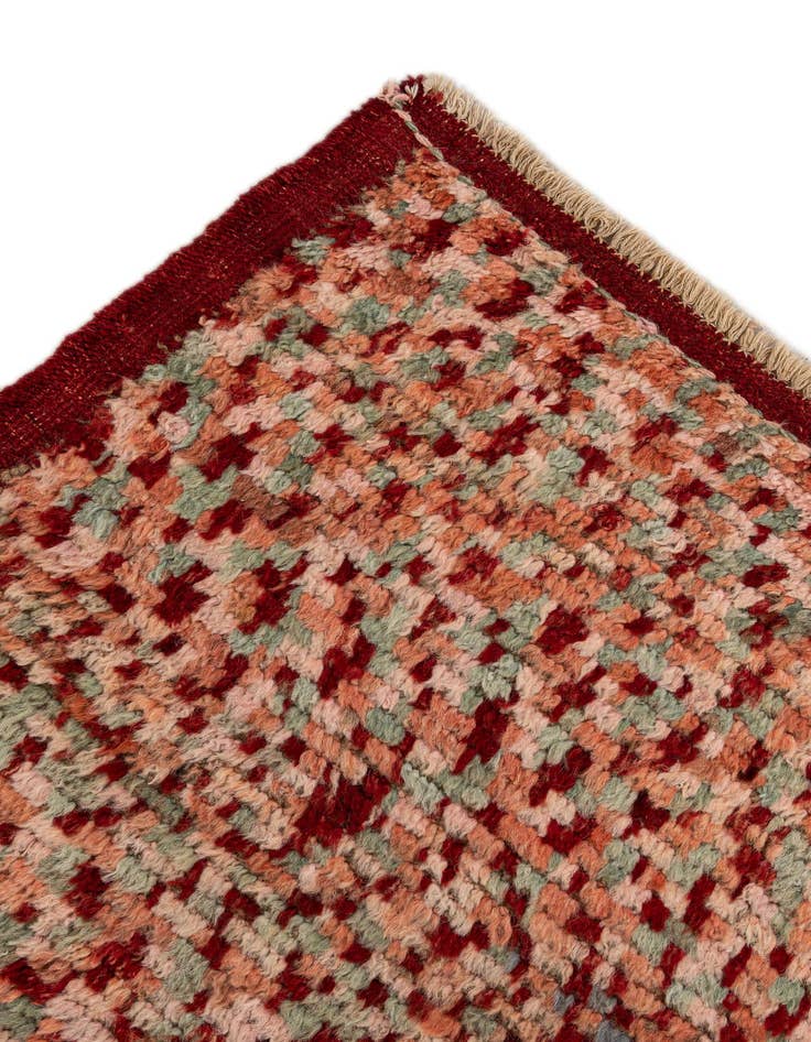 Detail image of  5' 11 x 7' 10  Hand Knotted Moroccan Wool Rug