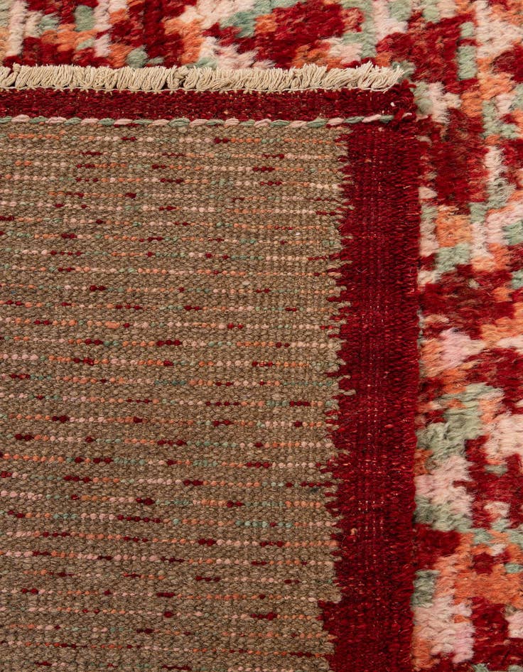 Detail image of  5' 11 x 7' 10  Hand Knotted Moroccan Wool Rug