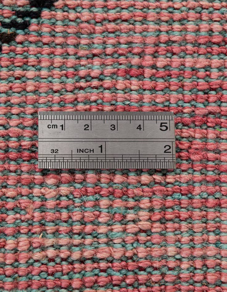 Detail image of  5' 7 x 8' 2  Hand Knotted Moroccan Wool Rug