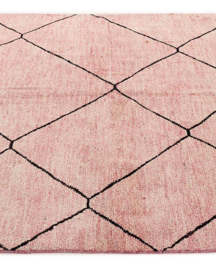 Detail image of  5' 7 x 8' 4  Hand Knotted Moroccan Wool Rug