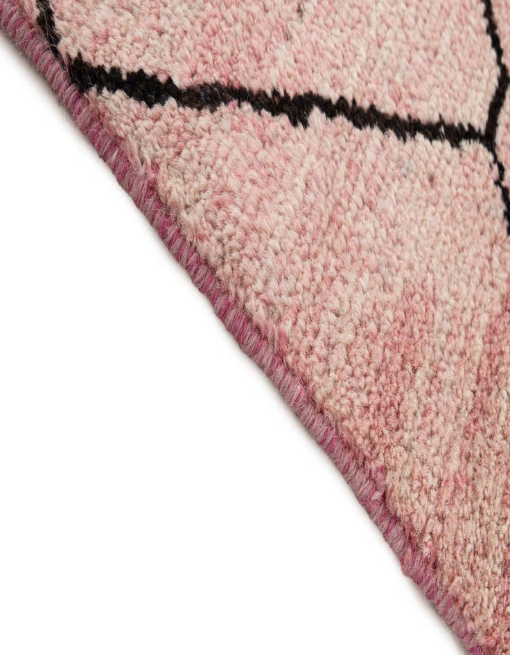 Detail image of  5' 7 x 8' 4  Hand Knotted Moroccan Wool Rug