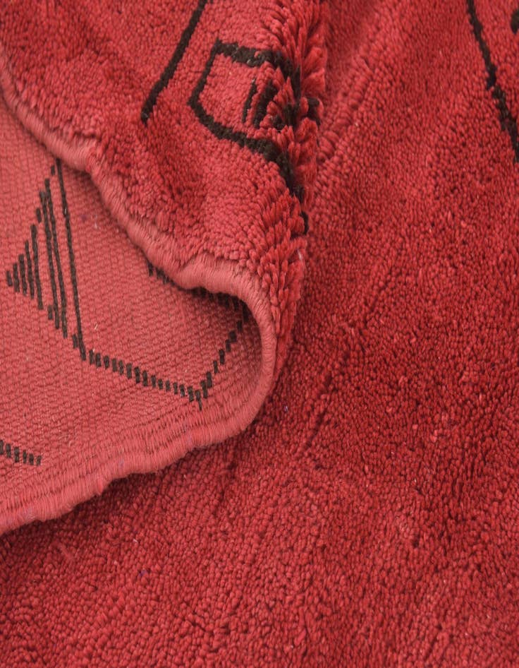 Detail image of  10' 2 x 13'  Hand Knotted Moroccan Wool Rug