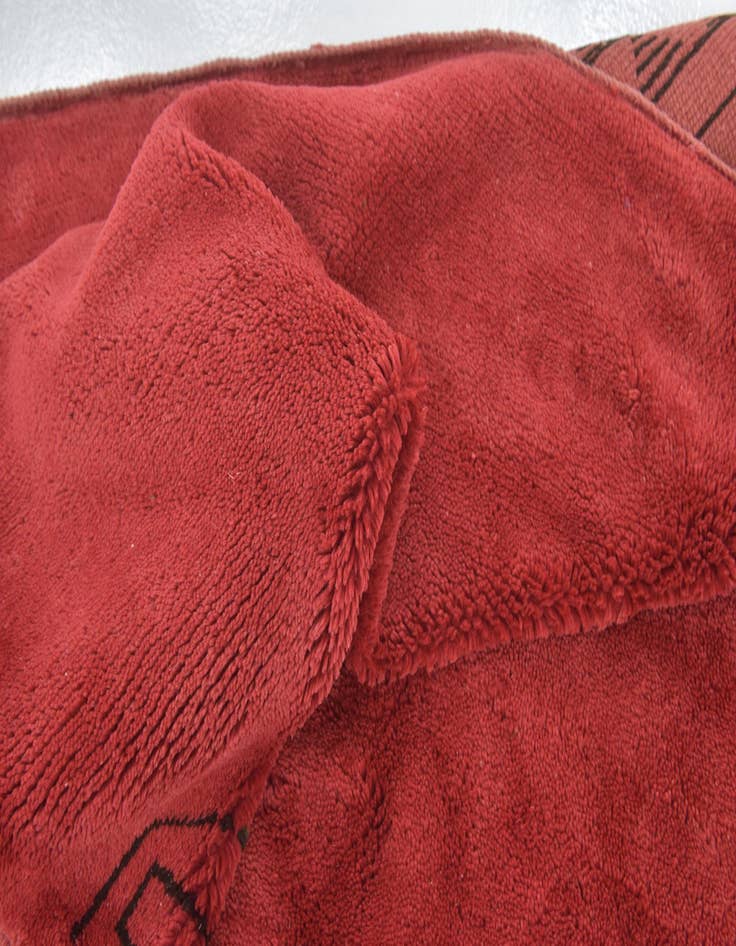 Detail image of  10' 2 x 13'  Hand Knotted Moroccan Wool Rug