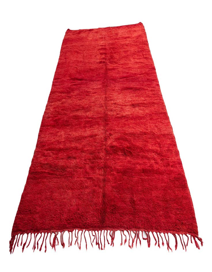 Detail image of  7' x 10' 4  Hand Knotted Moroccan Wool Rug